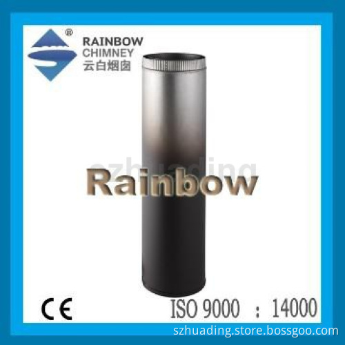 CE and galvanized sheet single wall straight chimney pipe for stove